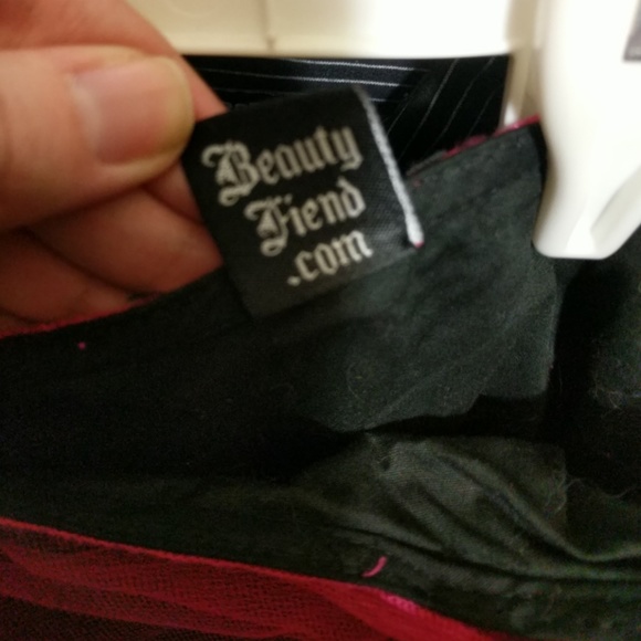 Cotton skirt with tulle trim - Picture 4 of 5